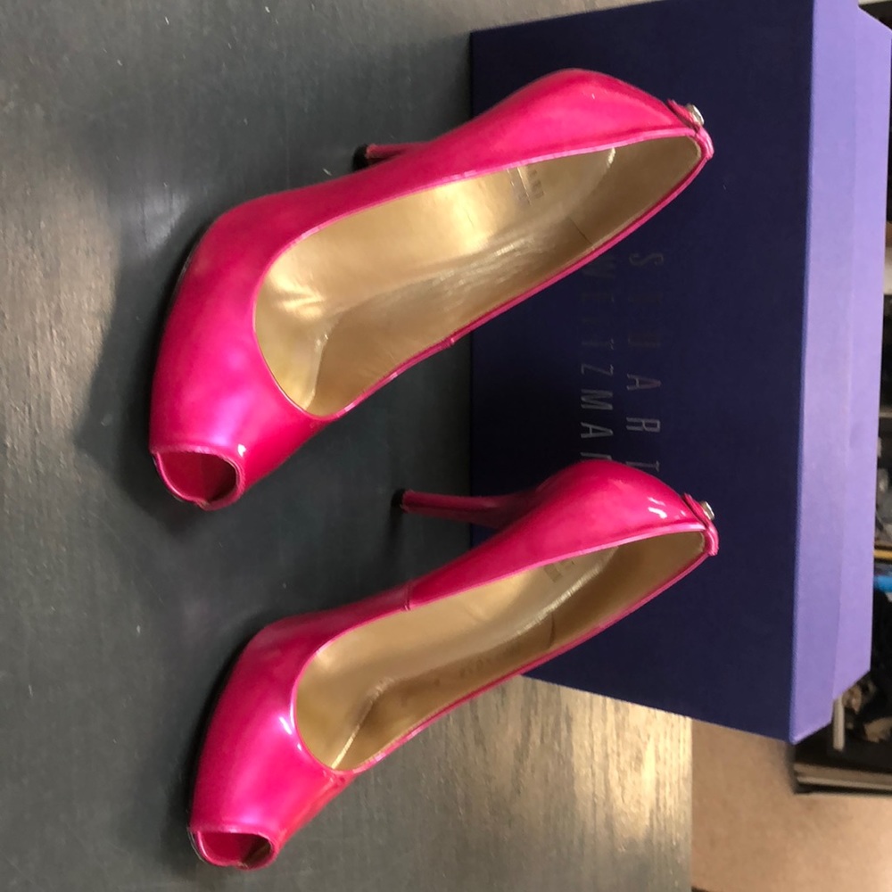 Stuart weitzman logoflame heels